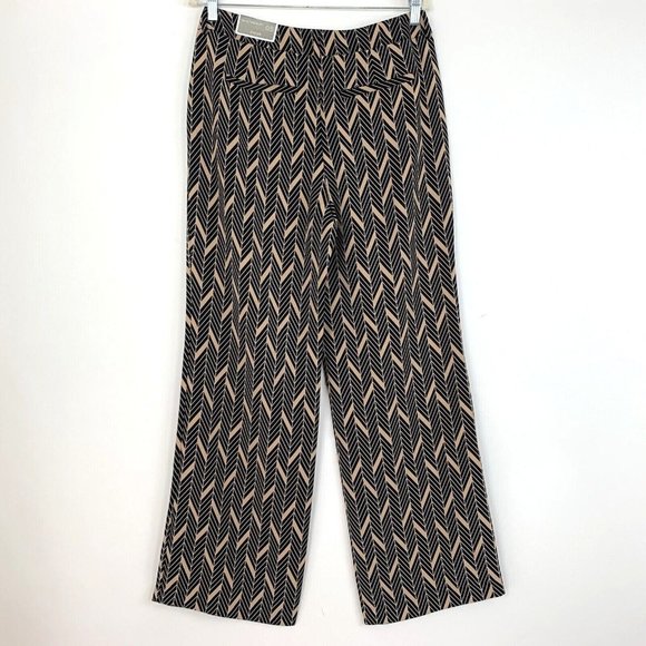 Chico's Wide Leg Pants Sz 0.5 USA Regular 6 Elevated Miter Print NO WRINKLE NWT - Picture 6 of 12